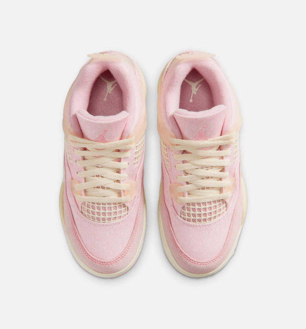 Air Jordan 4 Retro Pink Pearl and Iced Carmine – Preschool Lifestyle Shoe (Pearl Pink/Iced Carmine/Coconut Milk)