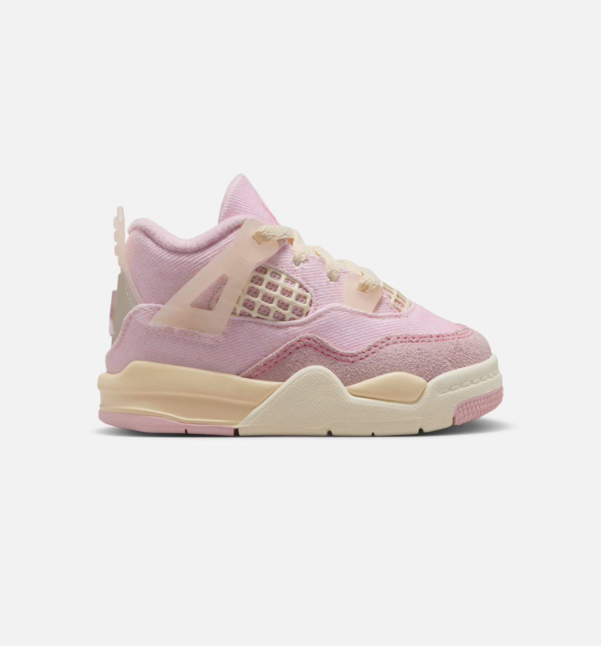 Air Jordan 4 Retro Pink Pearl and Iced Carmine – Infant/Toddler Lifestyle Shoe (Iced Carmine/Coconut Milk/Anthracite/Muslin/Pinksicle)
