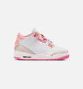 Air Jordan 3 Retro Spring Flowers – Grade School Lifestyle Shoe (Pearl Pink/Pink Bloom/Pink Glow/Hyper Orange)