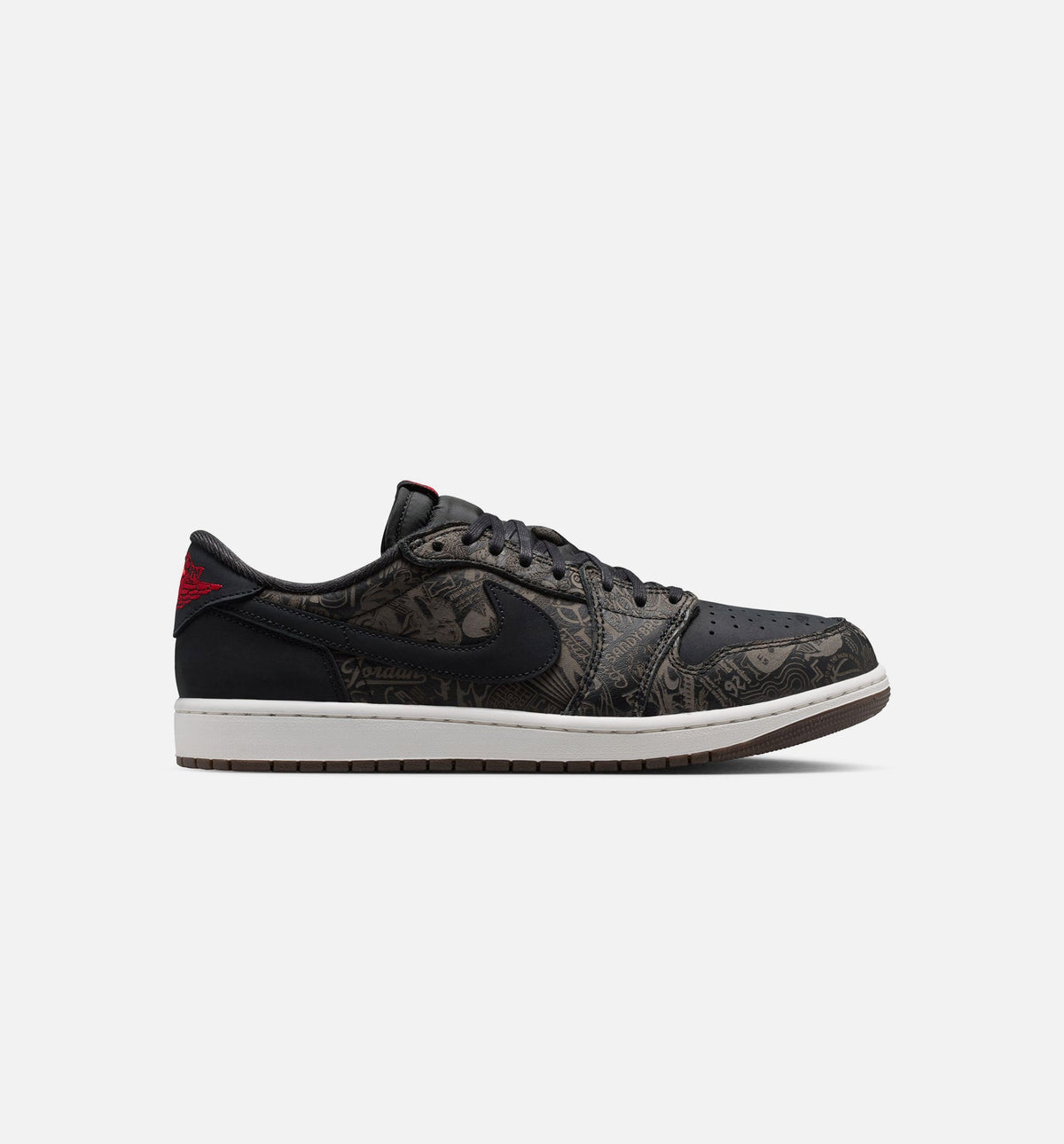 Air Jordan 1 Retro Low OG Laser Black and Varsity Red – Men’s Lifestyle Shoe (Black/Varsity Red/Summit White)