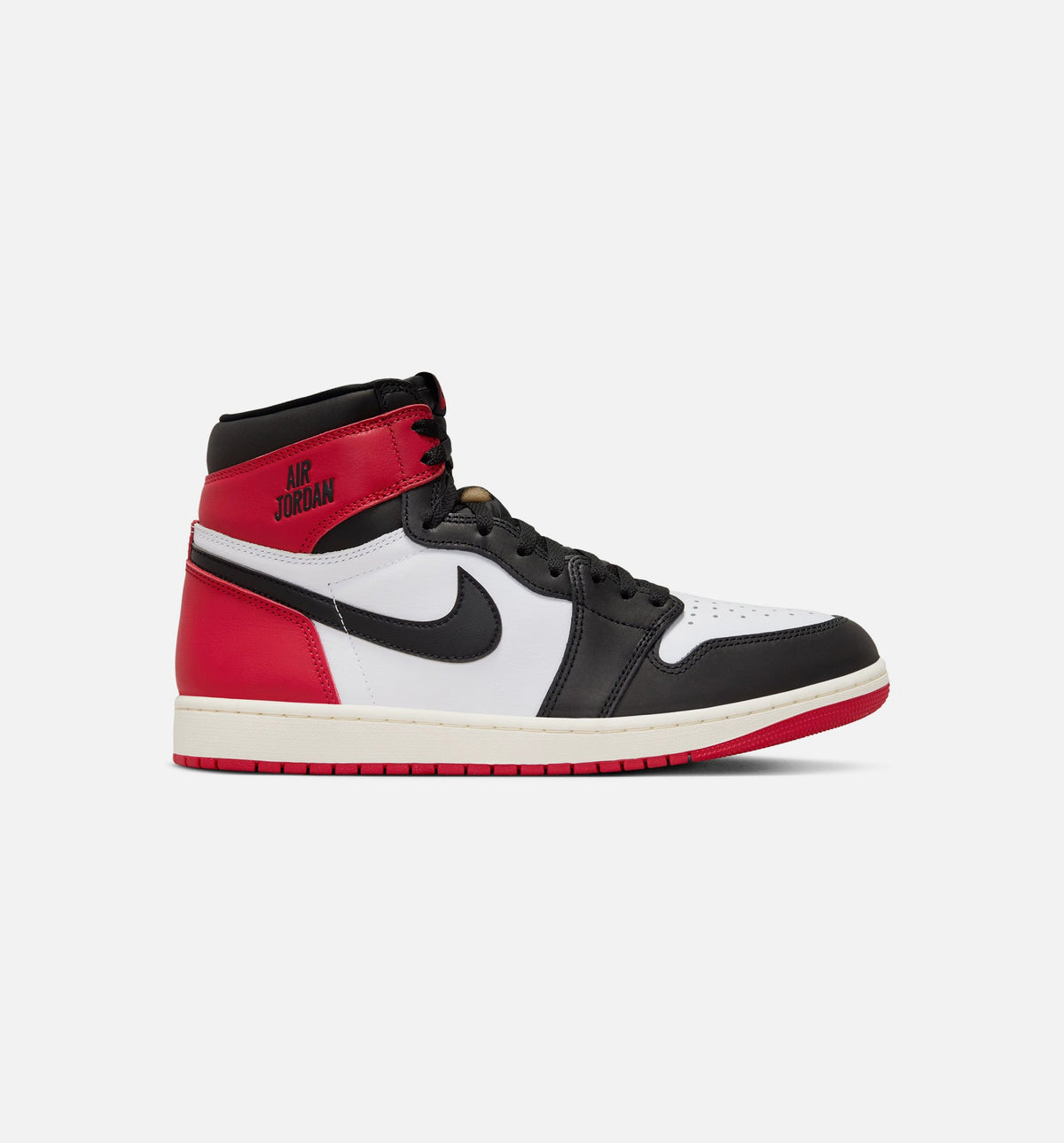 Air Jordan 1 Retro High OG Black Toe – Men’s Lifestyle Shoe (White/Black/Varsity Red/Sail)