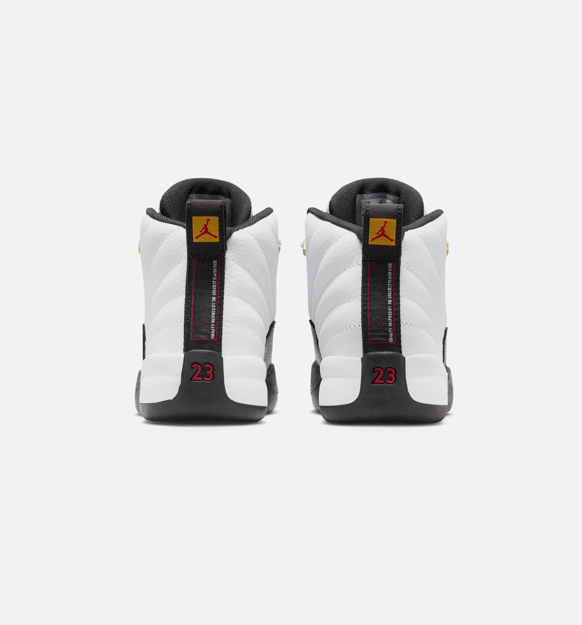 Air Jordan 12 Retro Taxi – Preschool Lifestyle Shoe (White/Black/Taxi)