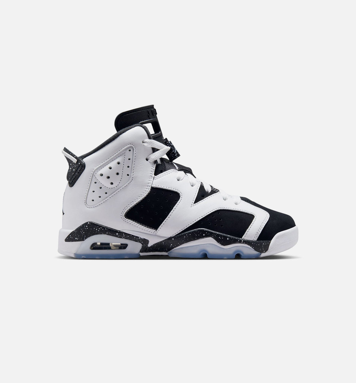 Air Jordan 6 Retro Black and White – Grade School Lifestyle Shoe (Black/White)