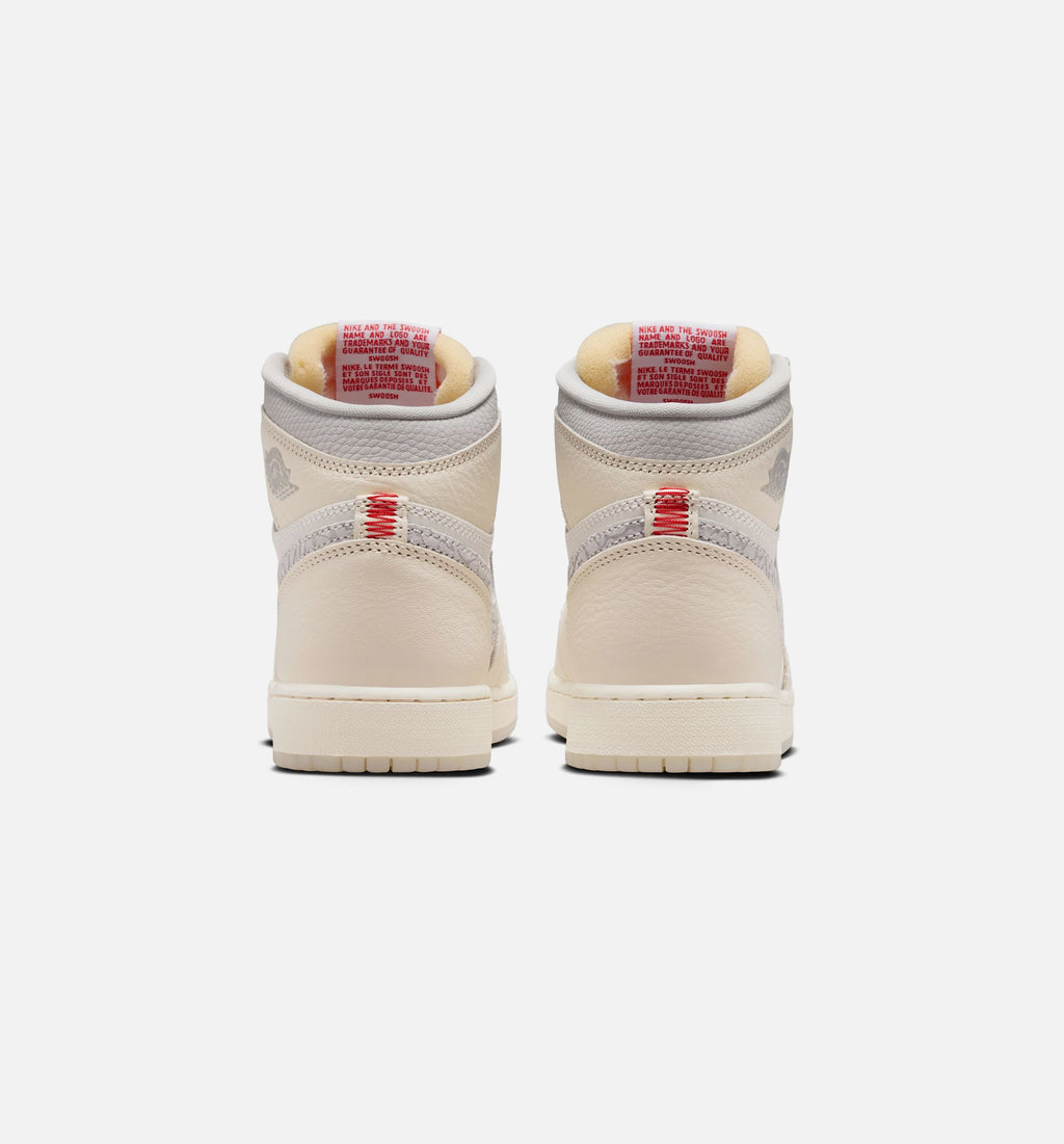 Air Jordan 1 Retro High OG Sail – Grade School Lifestyle Shoe (Sail/University Red/Pale Ivory/Coconut Milk/Phantom)