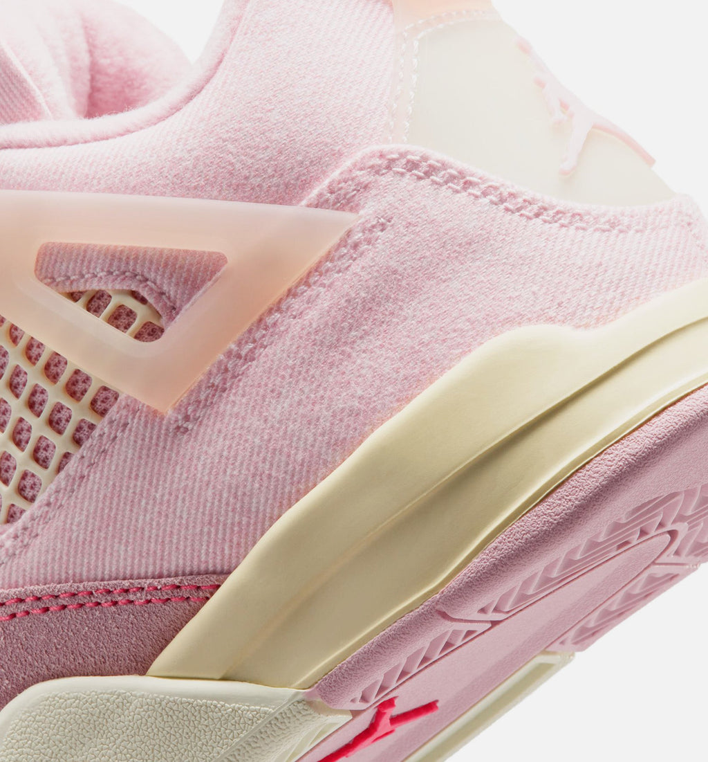Air Jordan 4 Retro Pink Pearl and Iced Carmine – Preschool Lifestyle Shoe (Pearl Pink/Iced Carmine/Coconut Milk)