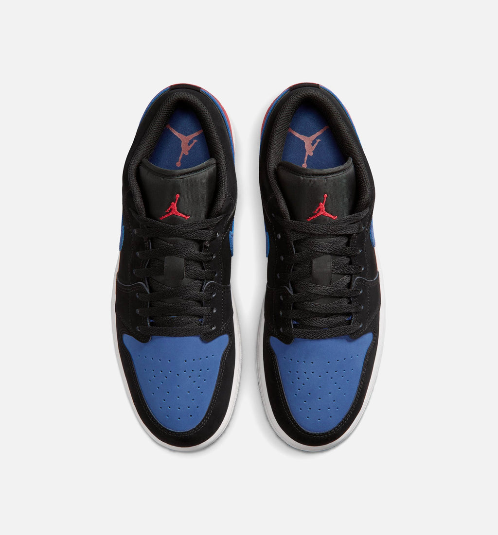 Air Jordan 1 Low – Men’s Lifestyle Shoe (Black/Summit White/True Blue/Varsity Red)