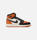 Air Jordan 1 Retro High OG Shattered Backboard – Grade School Lifestyle Shoe (Black/Sail/Starfish)