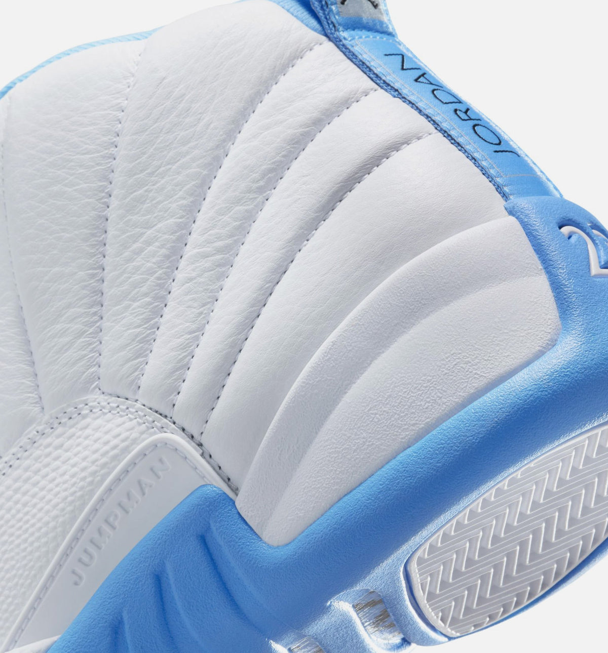 Air Jordan 12 Retro White and University Blue – Men’s Lifestyle Shoe (White/University Blue/Metallic Silver)