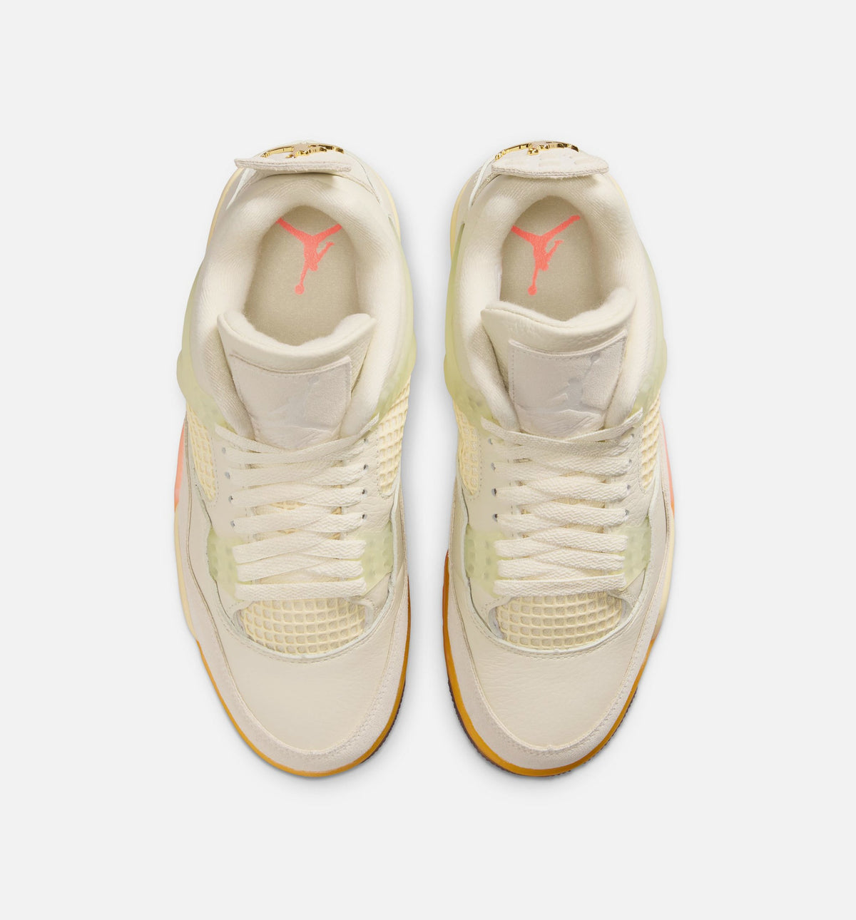 Air Jordan 4 Retro Birds of Paradise – Women’s Lifestyle Shoe (Coconut Milk/Metallic Gold/Muslin/Bright Mango/Sundial/Black)