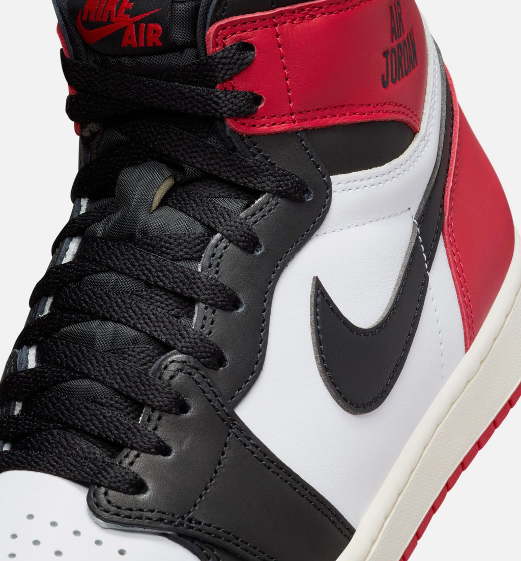 Air Jordan 1 Retro High OG Black Toe – Men’s Lifestyle Shoe (White/Black/Varsity Red/Sail)