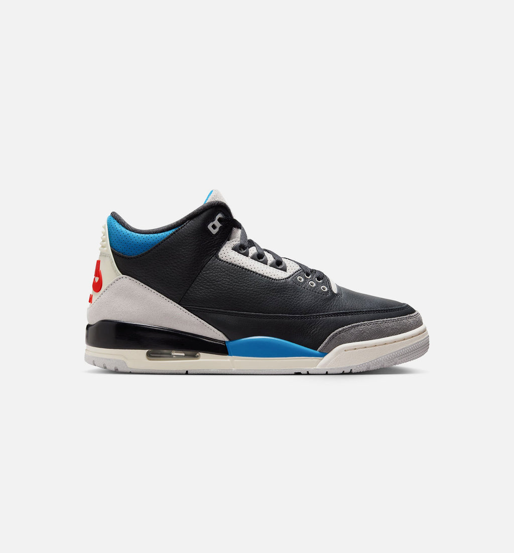Air Jordan 3 Retro OG Rare Air – Men’s Lifestyle Shoe (Black/Chile Red/Neutral Grey)