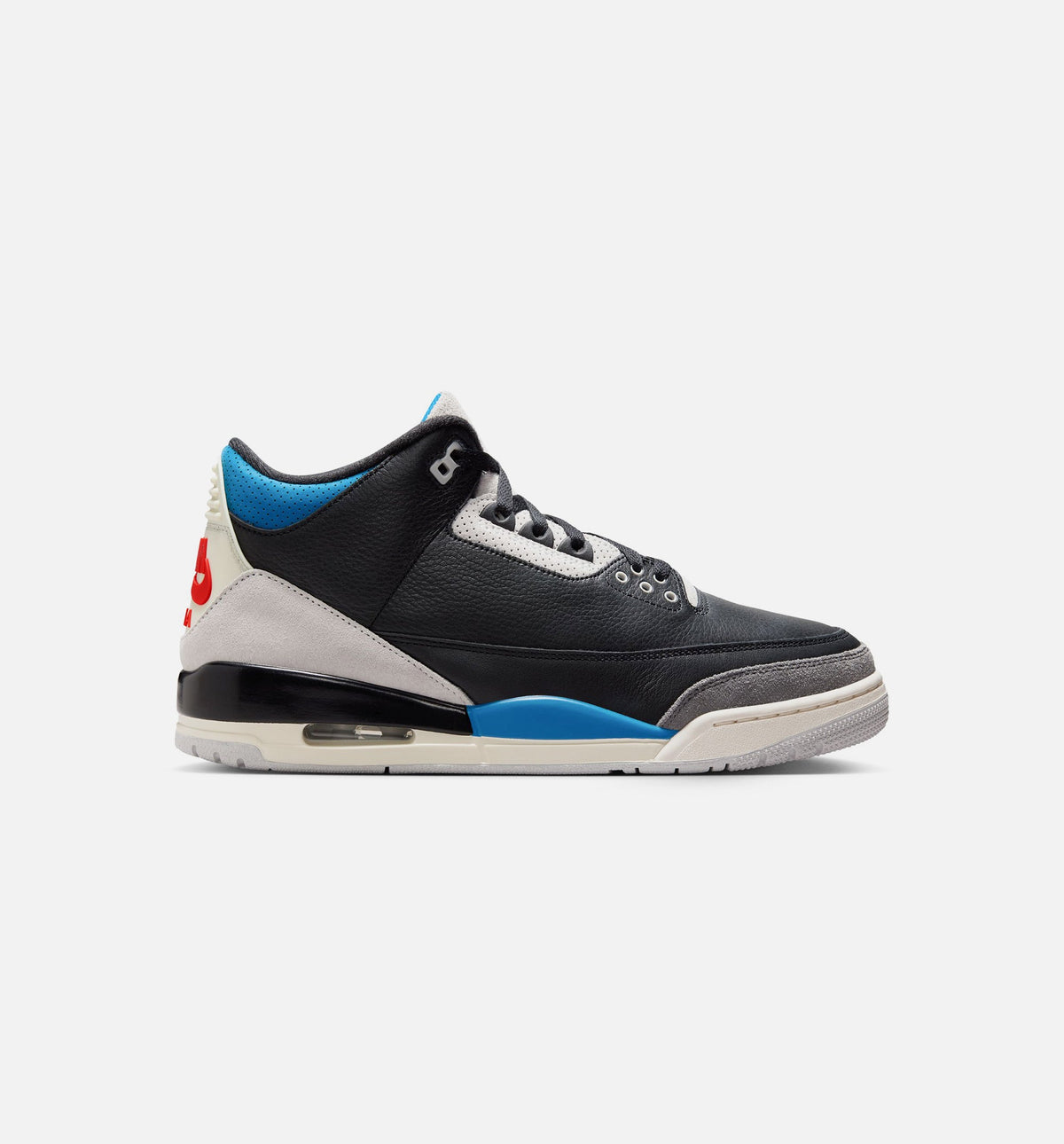 Air Jordan 3 Retro OG Rare Air – Men’s Lifestyle Shoe (Black/Chile Red/Neutral Grey)