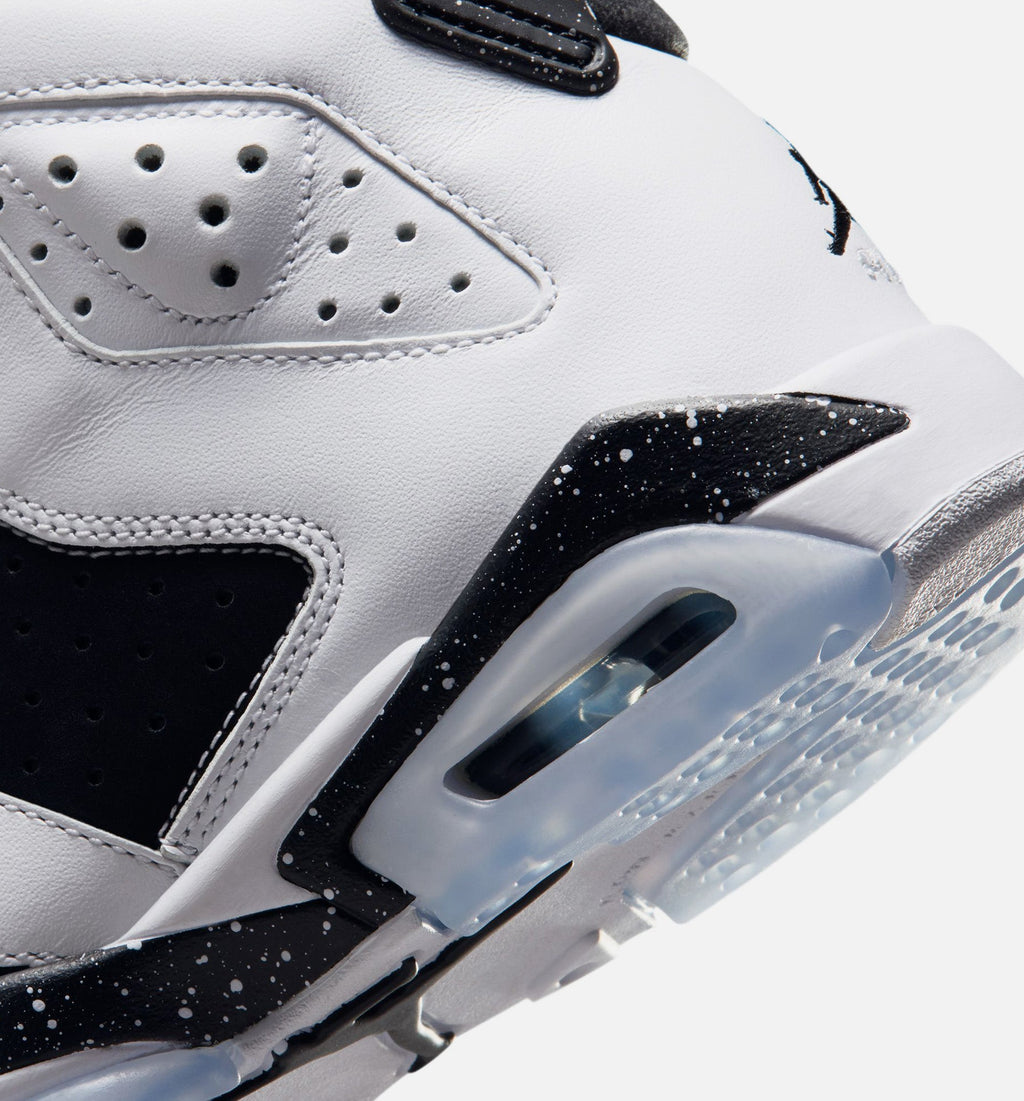 Air Jordan 6 Retro Black and White – Grade School Lifestyle Shoe (Black/White)