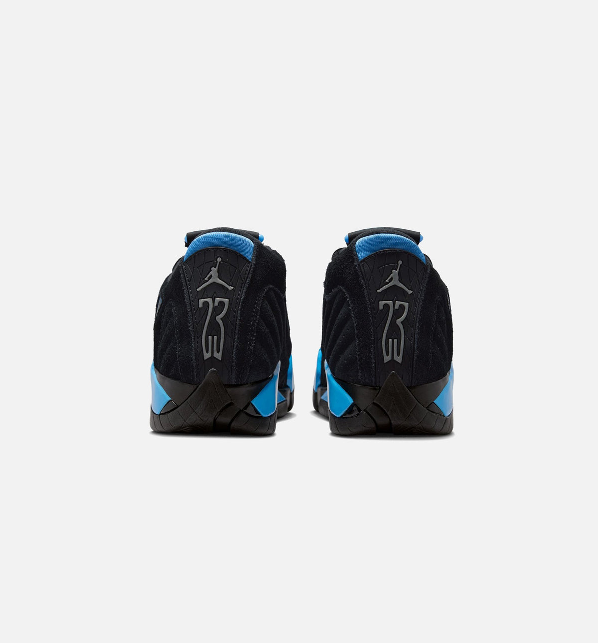 Air Jordan 14 Retro Black University Blue – Grade School Lifestyle Shoe (Black/White/University Blue)