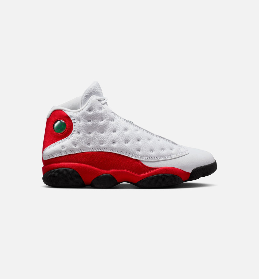 Air Jordan 13 Retro White and University Red – Men’s Lifestyle Shoe (White/Black/True Red)