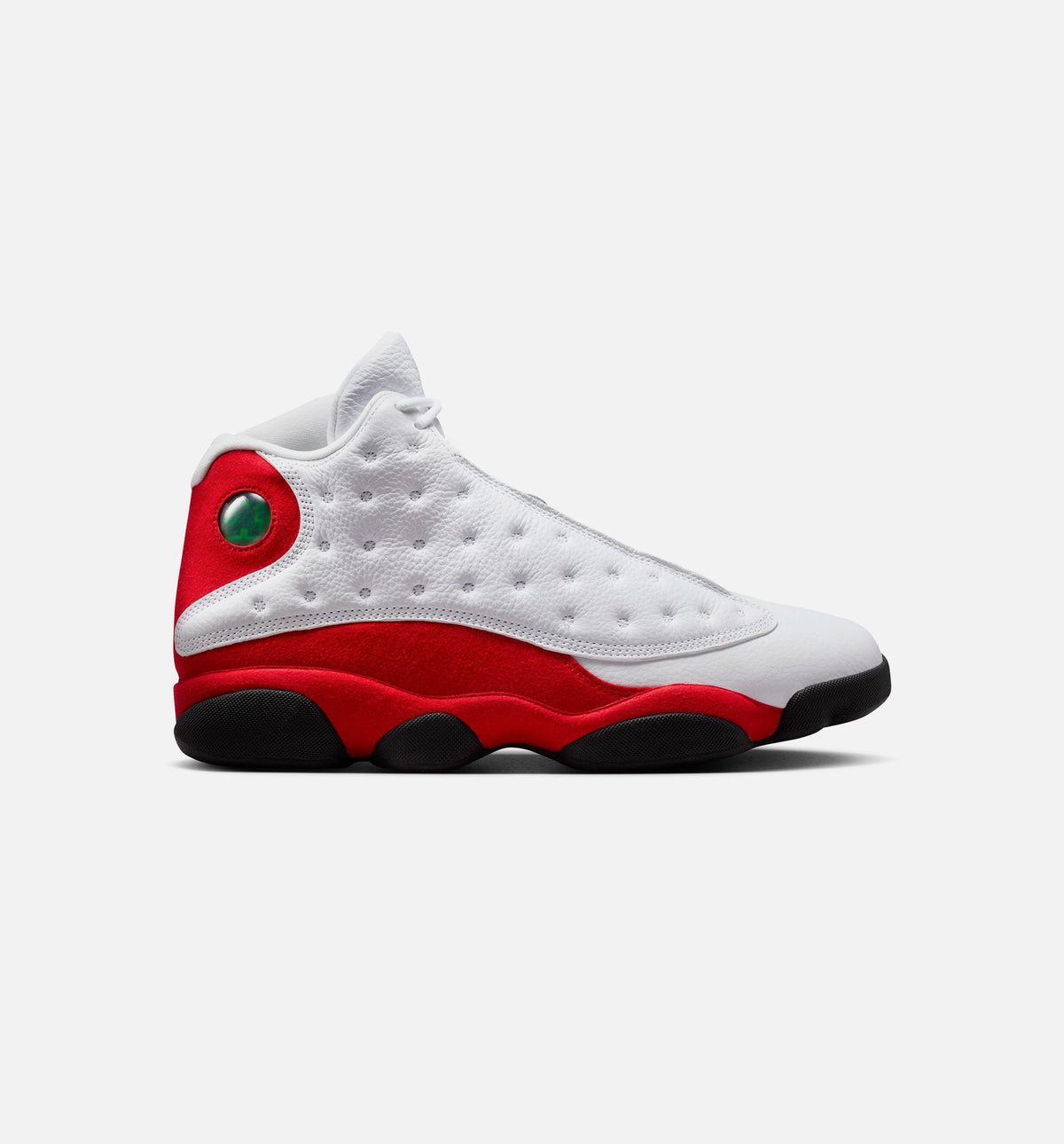 Air Jordan 13 Retro White and University Red – Men’s Lifestyle Shoe (White/Black/True Red)