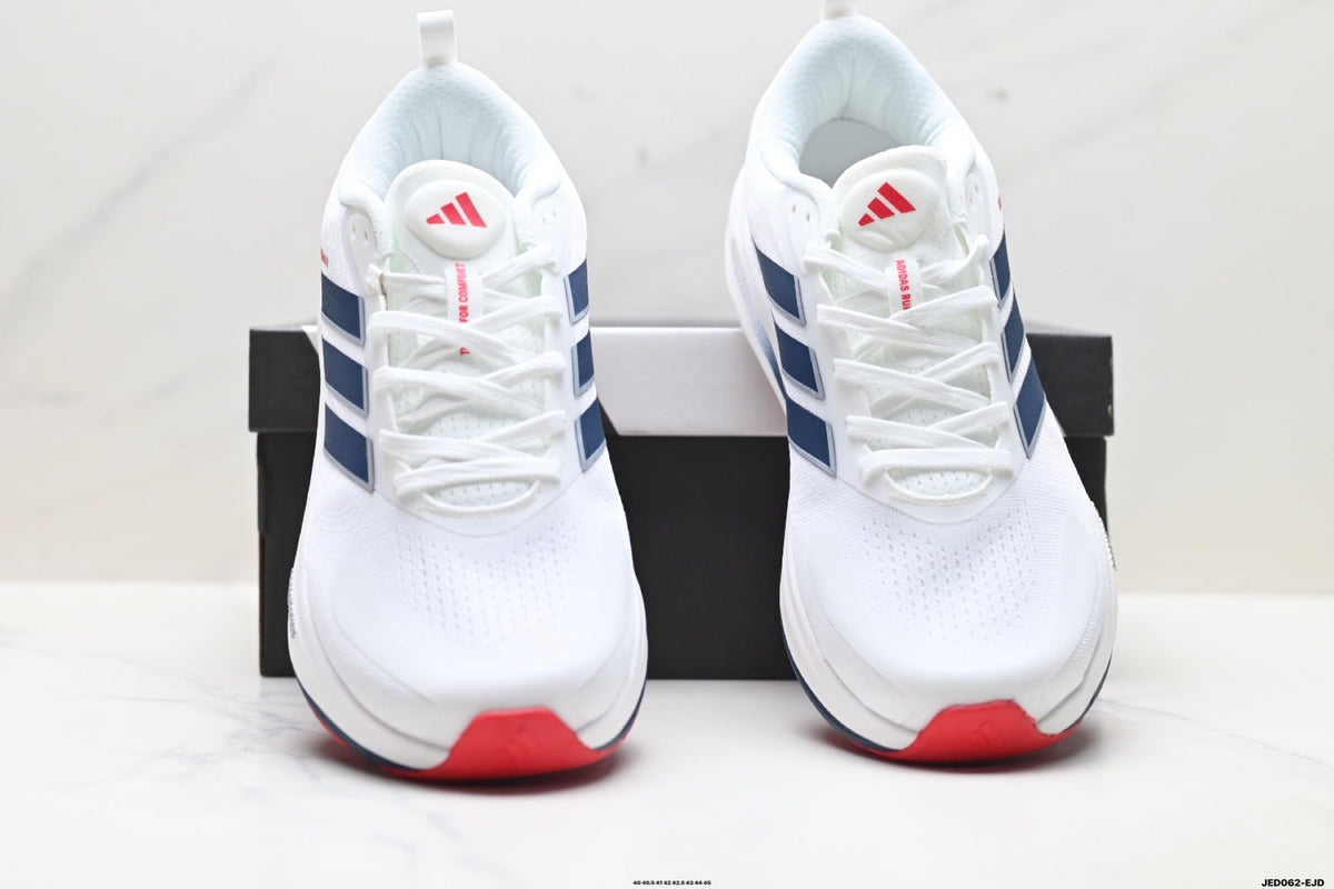 Adidas Men's Running Shoes #7 - 2 Colorways incl. Black/Red & White/Pink