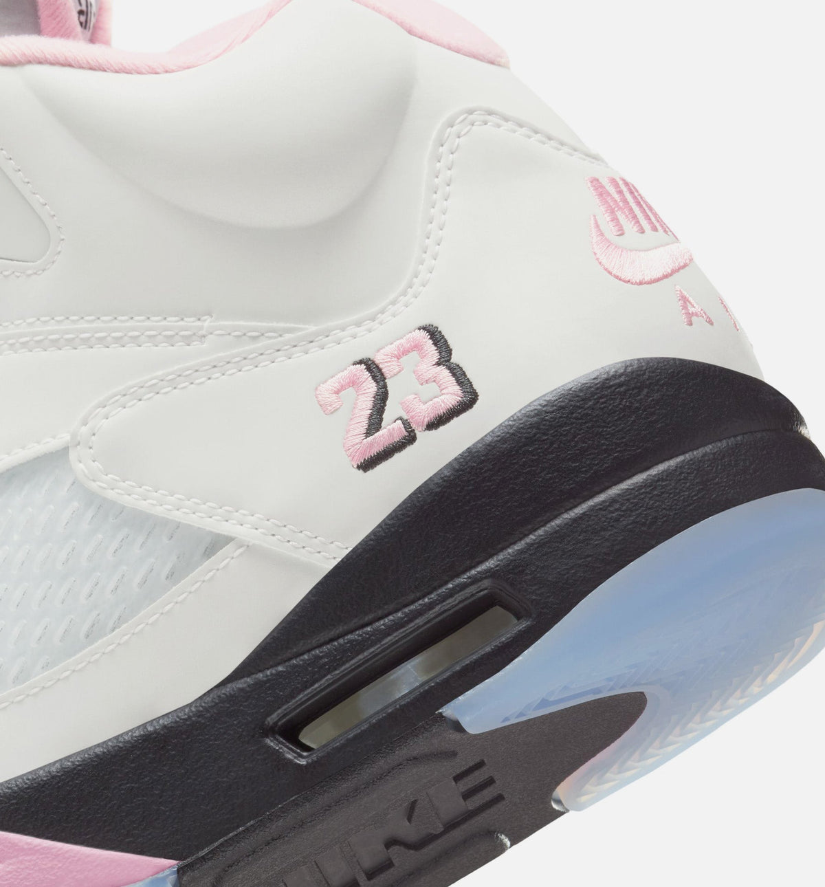 Air Jordan 5 Retro Medium Soft Pink – Men’s Lifestyle Shoe (White/Soft Pink/Black)