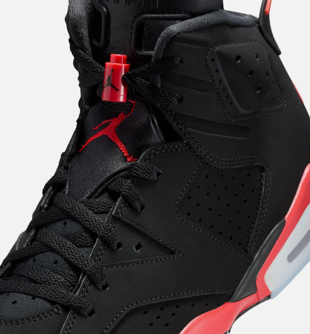 Air Jordan 6 Retro Infrared Salesman – Men’s Lifestyle Shoe (Black/Light Crimson)