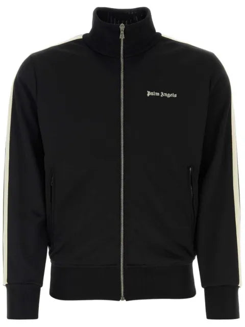 Palm Angels logo-embroidered sport jacket