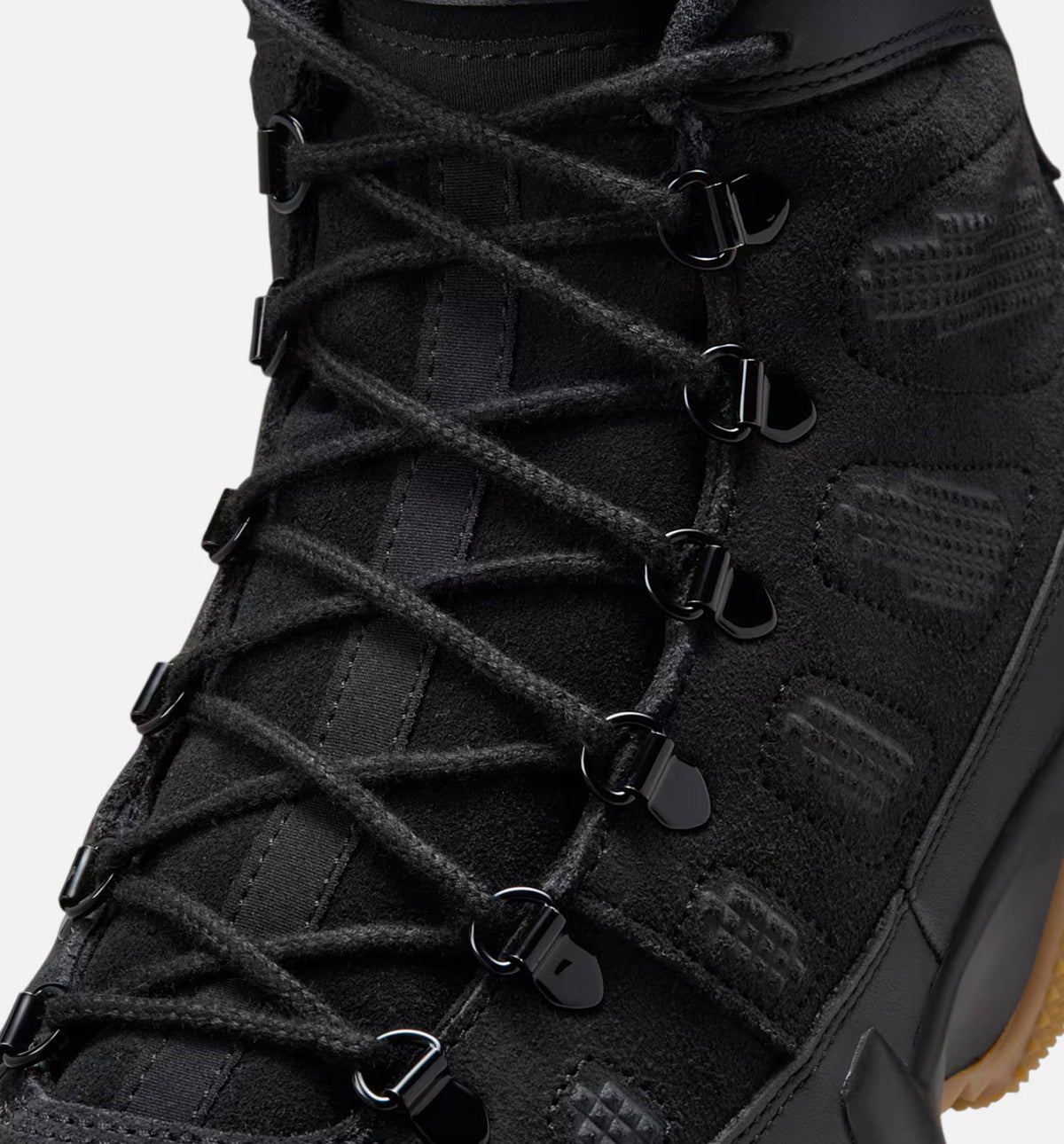 Air Jordan 9 Retro – Men’s Lifestyle Boot (Black/Black/Gum Light Brown)