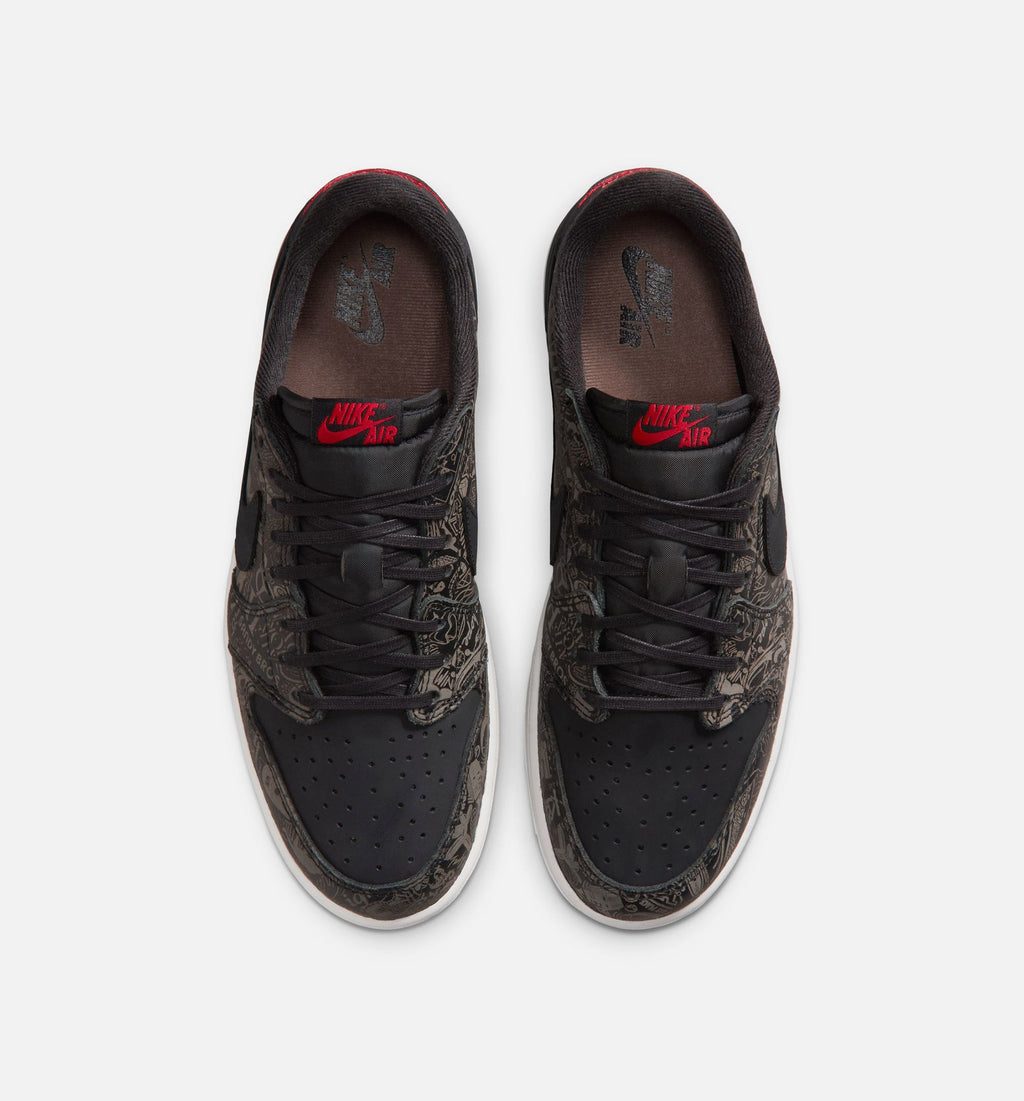 Air Jordan 1 Retro Low OG Laser Black and Varsity Red – Men’s Lifestyle Shoe (Black/Varsity Red/Summit White)