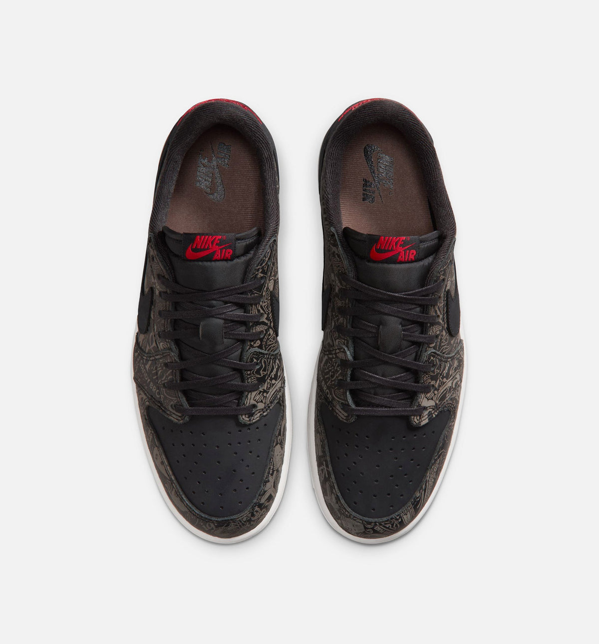 Air Jordan 1 Retro Low OG Laser Black and Varsity Red – Men’s Lifestyle Shoe (Black/Varsity Red/Summit White)