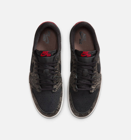 Air Jordan 1 Retro Low OG Laser Black and Varsity Red – Men’s Lifestyle Shoe (Black/Varsity Red/Summit White)
