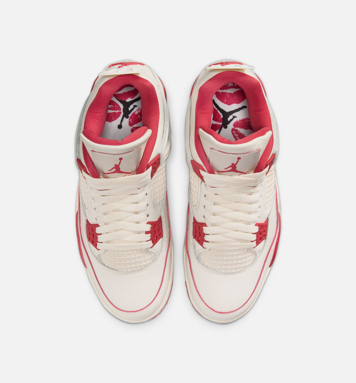 Air Jordan 4 Retro Valentine’s Day – Women’s Lifestyle Shoe (Pale Ivory/Sierra Red/Tough Red)