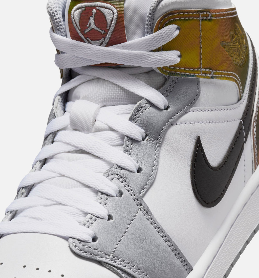 Air Jordan 1 Mid SE – Men’s Lifestyle Shoe (Black/White/Wolf Grey)
