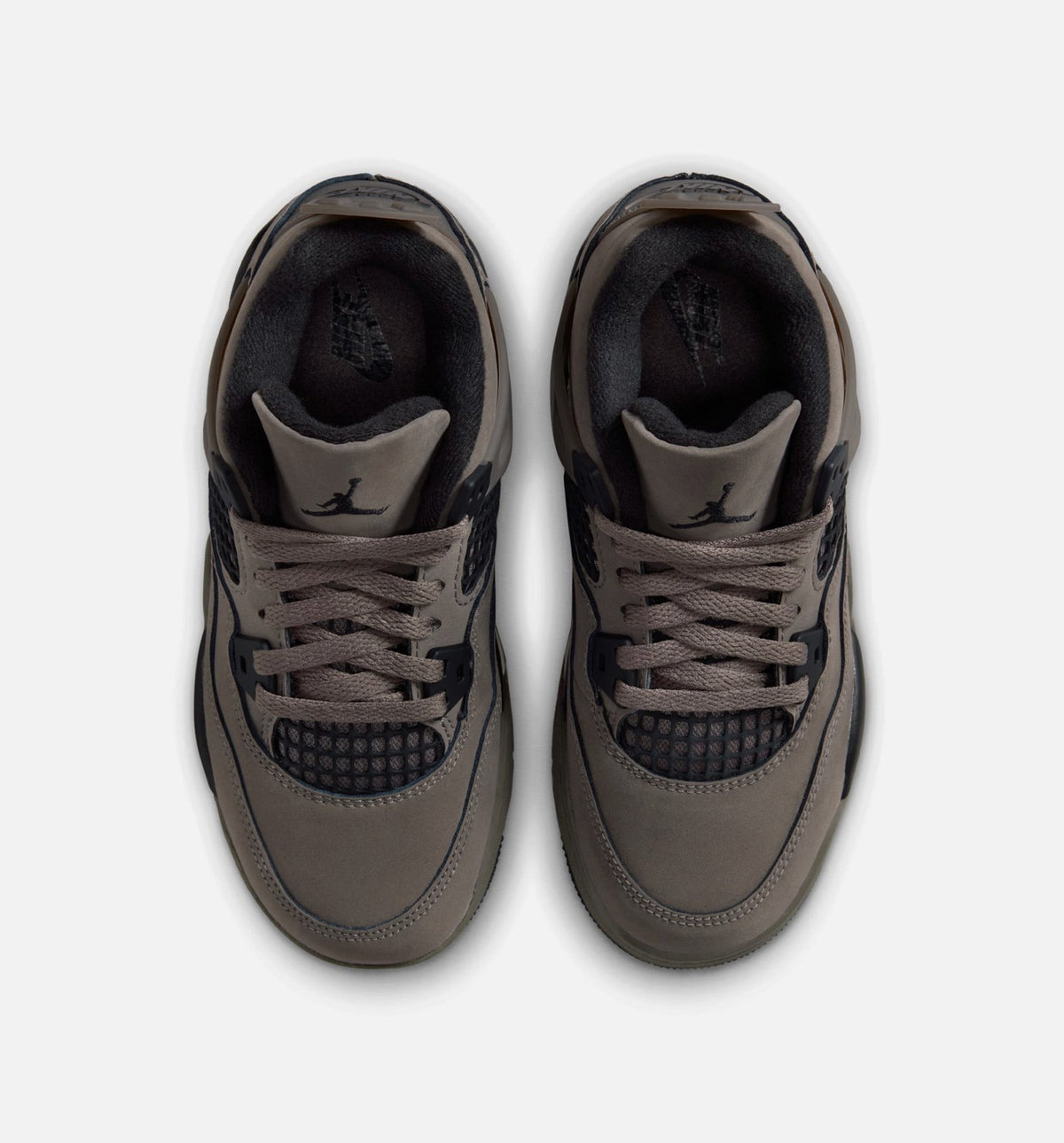 Air Jordan 4 Retro Cave Stone and Black – Preschool Lifestyle Shoe (Cave Stone/Black/Moon Particle)