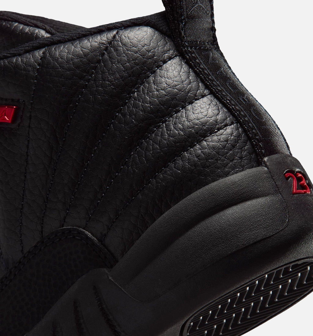Air Jordan 12 Retro Bloodline – Preschool Lifestyle Shoe (Black/Varsity Red)