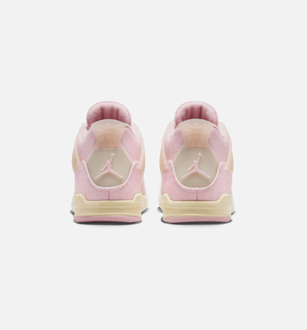 Air Jordan 4 Retro Pink Pearl and Iced Carmine – Preschool Lifestyle Shoe (Pearl Pink/Iced Carmine/Coconut Milk)