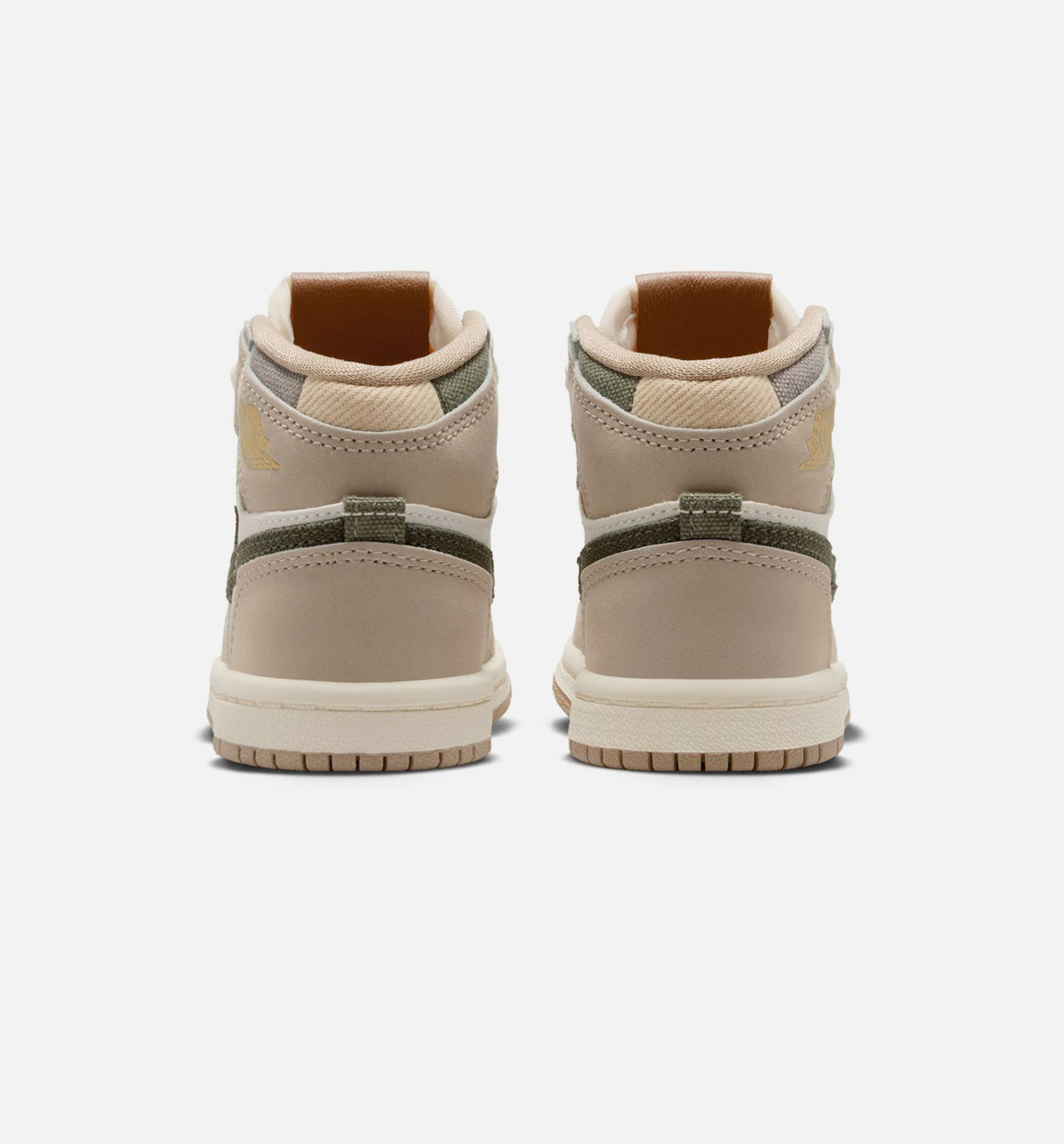 Air Jordan 1 Retro High OG Khaki – Infant/Toddler Lifestyle Shoe (Khaki/Sail/Coconut Milk/Cargo Khaki)