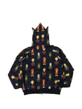 A BATHING APE® x DC Comics graphic-print zip-up hoodie