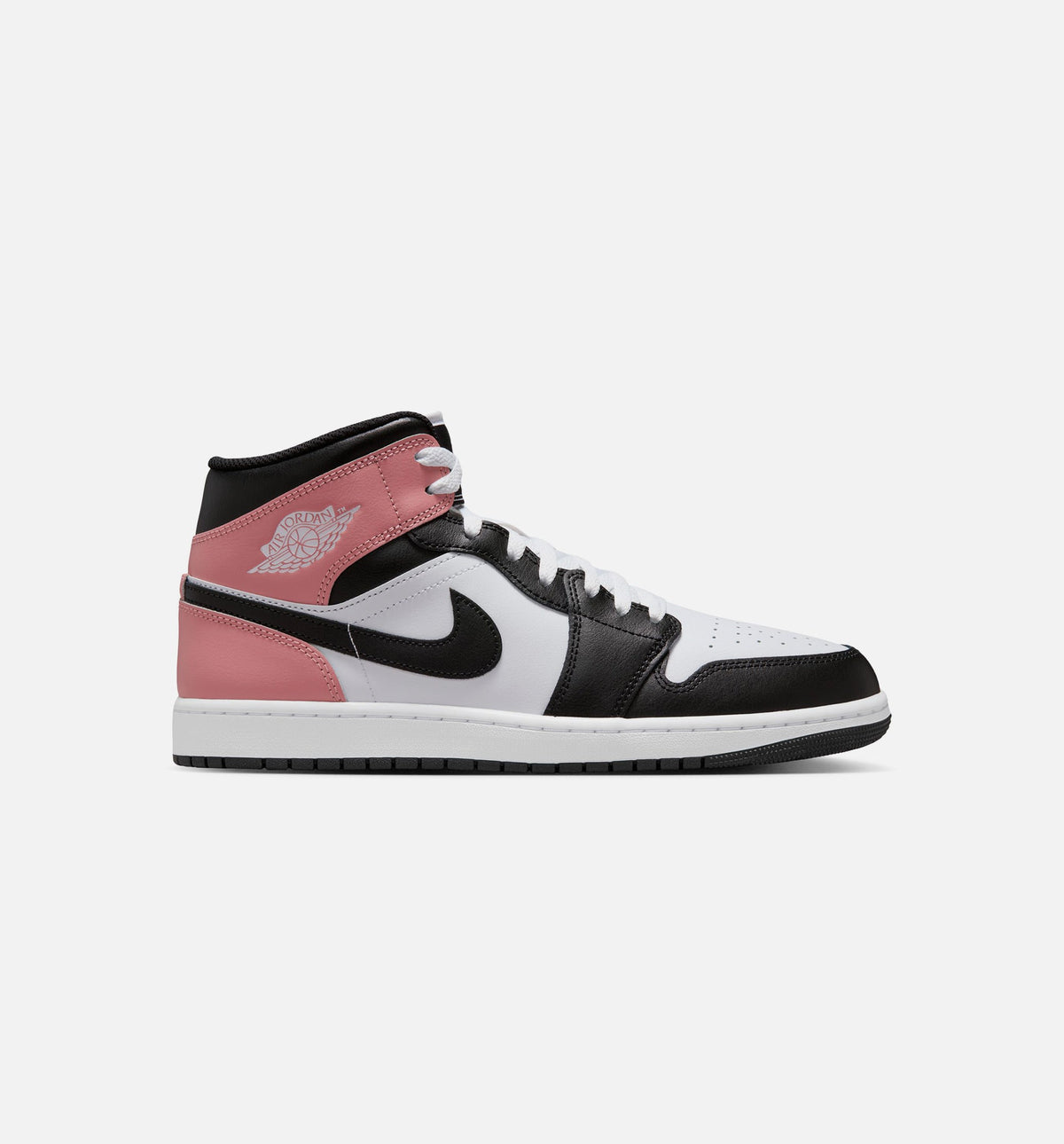 Air Jordan 1 Mid – Men’s Lifestyle Shoe (White/Rust Pink/Black)