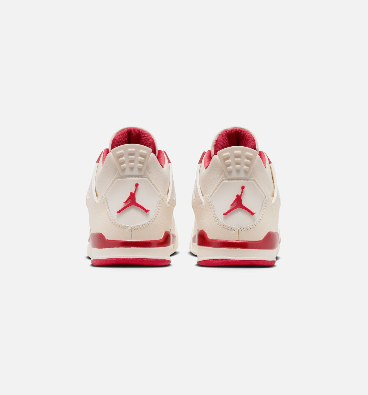 Air Jordan 4 Retro Valentine’s Day – Preschool Lifestyle Shoe (Pale Ivory/Sierra Red/Tough Red)