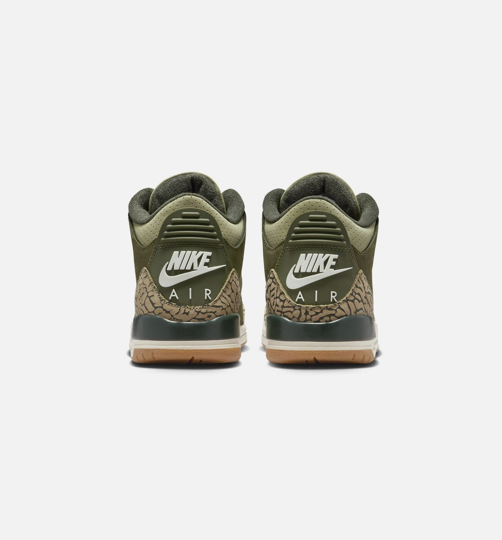 Air Jordan 3 Retro Medium Olive – Grade School Lifestyle Shoe (Medium Olive/Sequoia/Neutral Olive/Sail)
