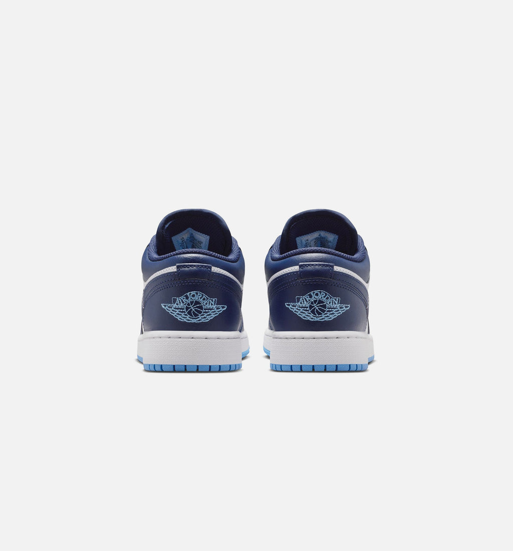 Air Jordan 1 Low – Grade School Lifestyle Shoe (Midnight Navy/University Blue/White)