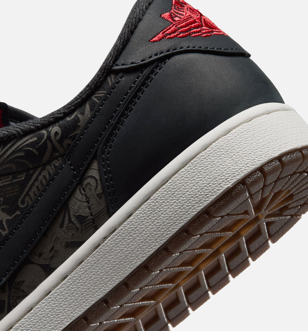Air Jordan 1 Retro Low OG Laser Black and Varsity Red – Men’s Lifestyle Shoe (Black/Varsity Red/Summit White)