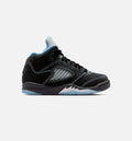 Air Jordan 5 Retro Black Carolina – Preschool Lifestyle Shoe (Black/University Blue/White)