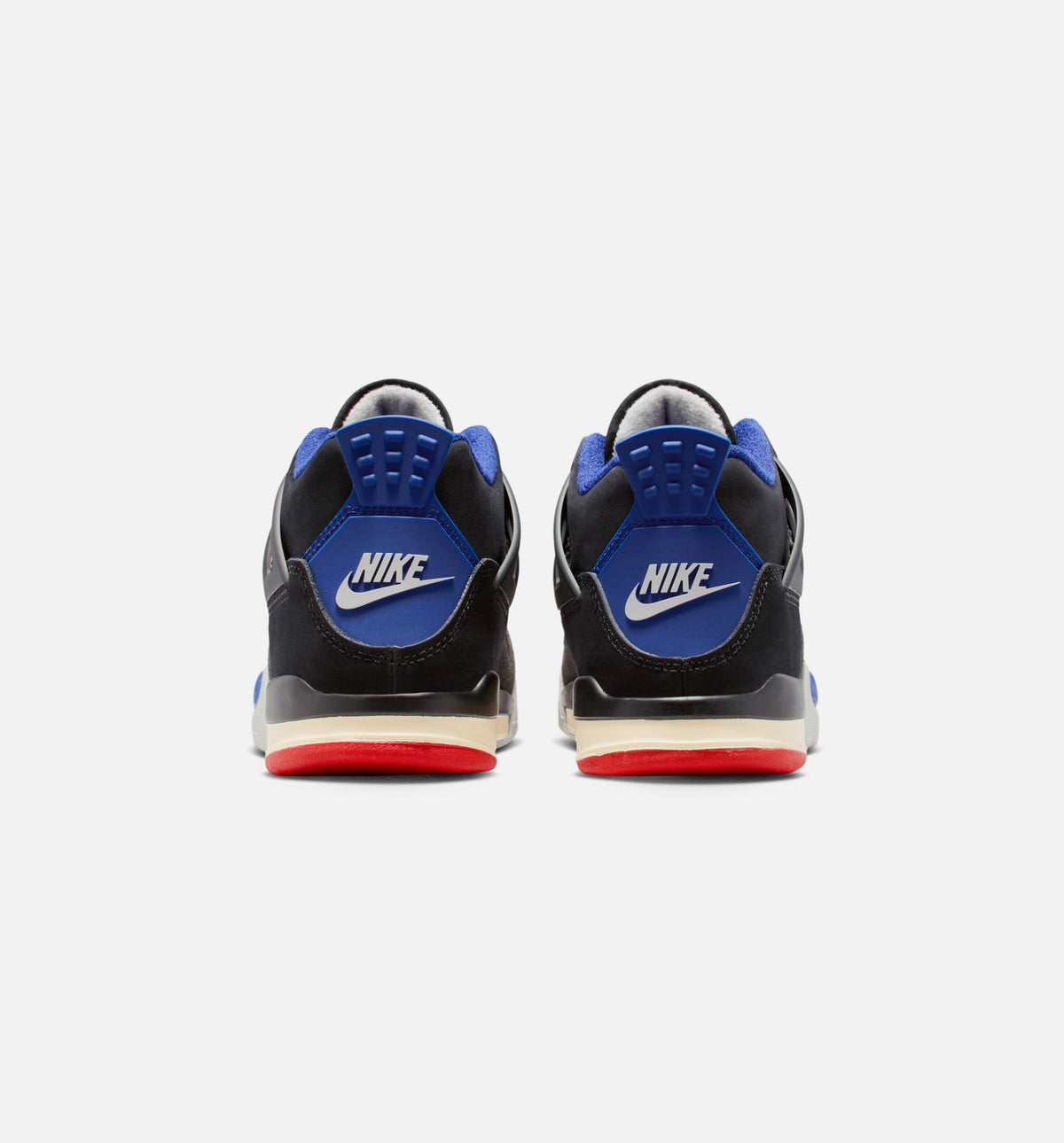 Air Jordan 4 Retro Rare Air – Preschool Lifestyle Shoe (Black/Fire Red/Deep Royal Blue)