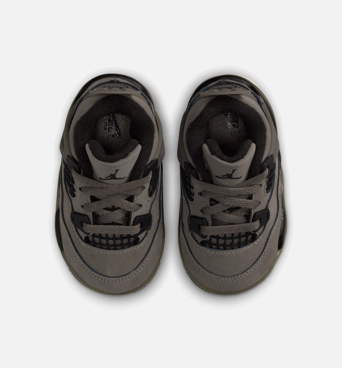Air Jordan 4 Retro Cave Stone and Black – Infant/Toddler Lifestyle Shoe (Cave Stone/Black/Moon Particle)