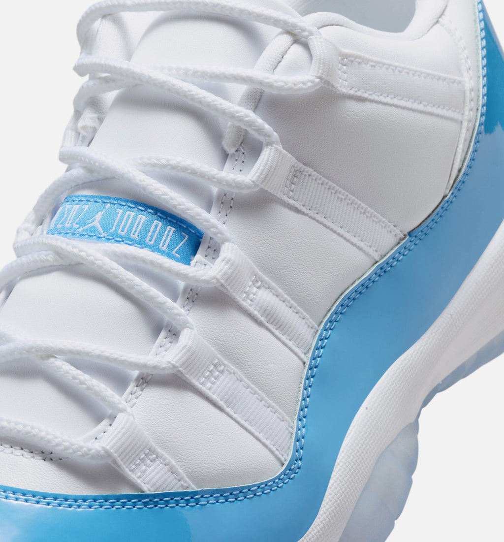 Air Jordan 11 Retro Low University Blue – Men’s Lifestyle Shoe (White/University Blue/Black)