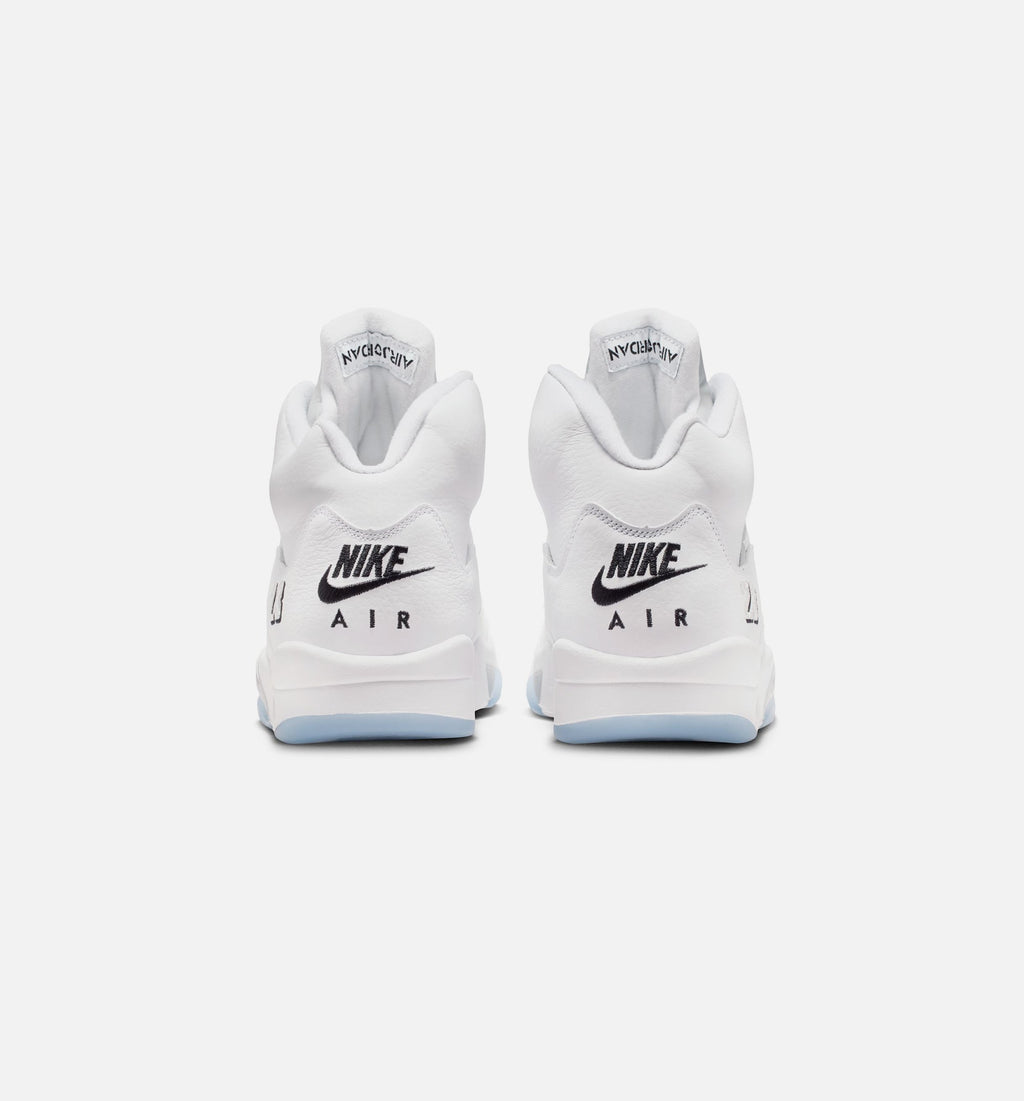 Air Jordan 5 Retro OG White Metallic – Men’s Lifestyle Shoe (White/Metallic Silver/Black)