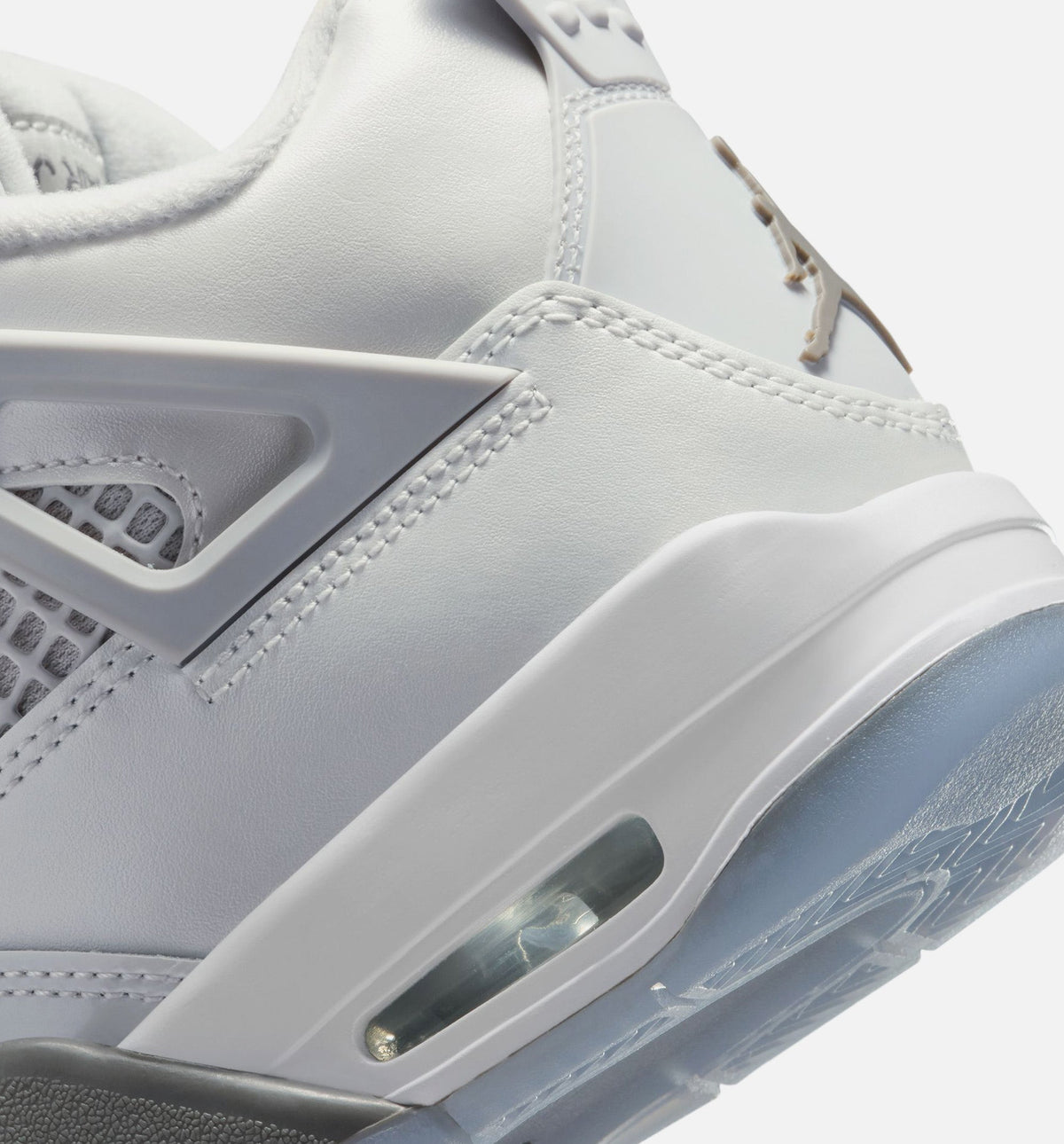 Air Jordan 4 Retro Blue Chill – Grade School Lifestyle Shoe (Photon Dust/Blue Chill/Flat Pewter/White/Blue Tint)