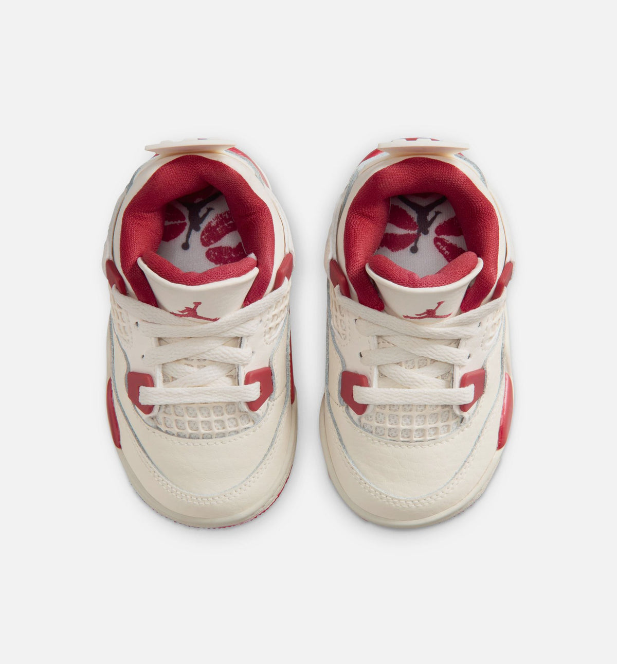 Air Jordan 4 Retro Valentine’s Day – Infant/Toddler Lifestyle Shoe (Pale Ivory/Sierra Red/Tough Red)