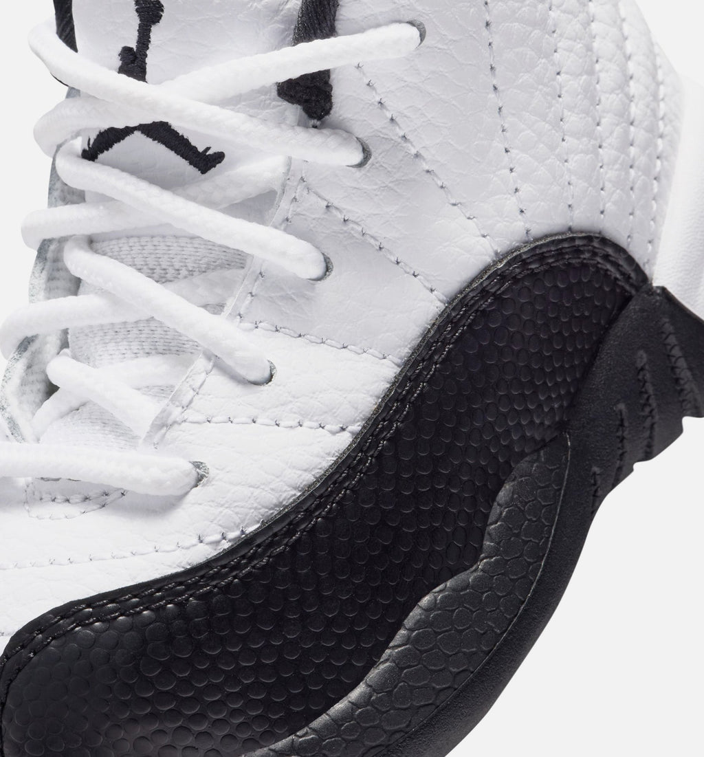 Air Jordan 12 Retro Taxi – Infant/Toddler Lifestyle Shoe (White/Black/Taxi)