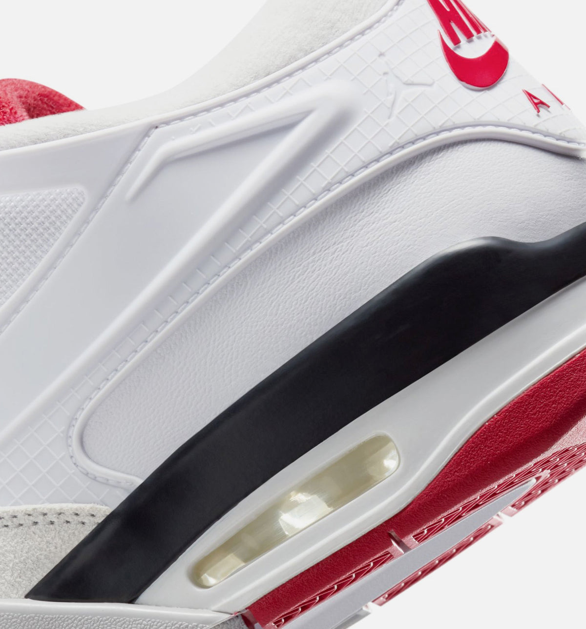Air Jordan 4 RM – Men’s Lifestyle Shoe (White/Black/Neutral Grey/Varsity Red)