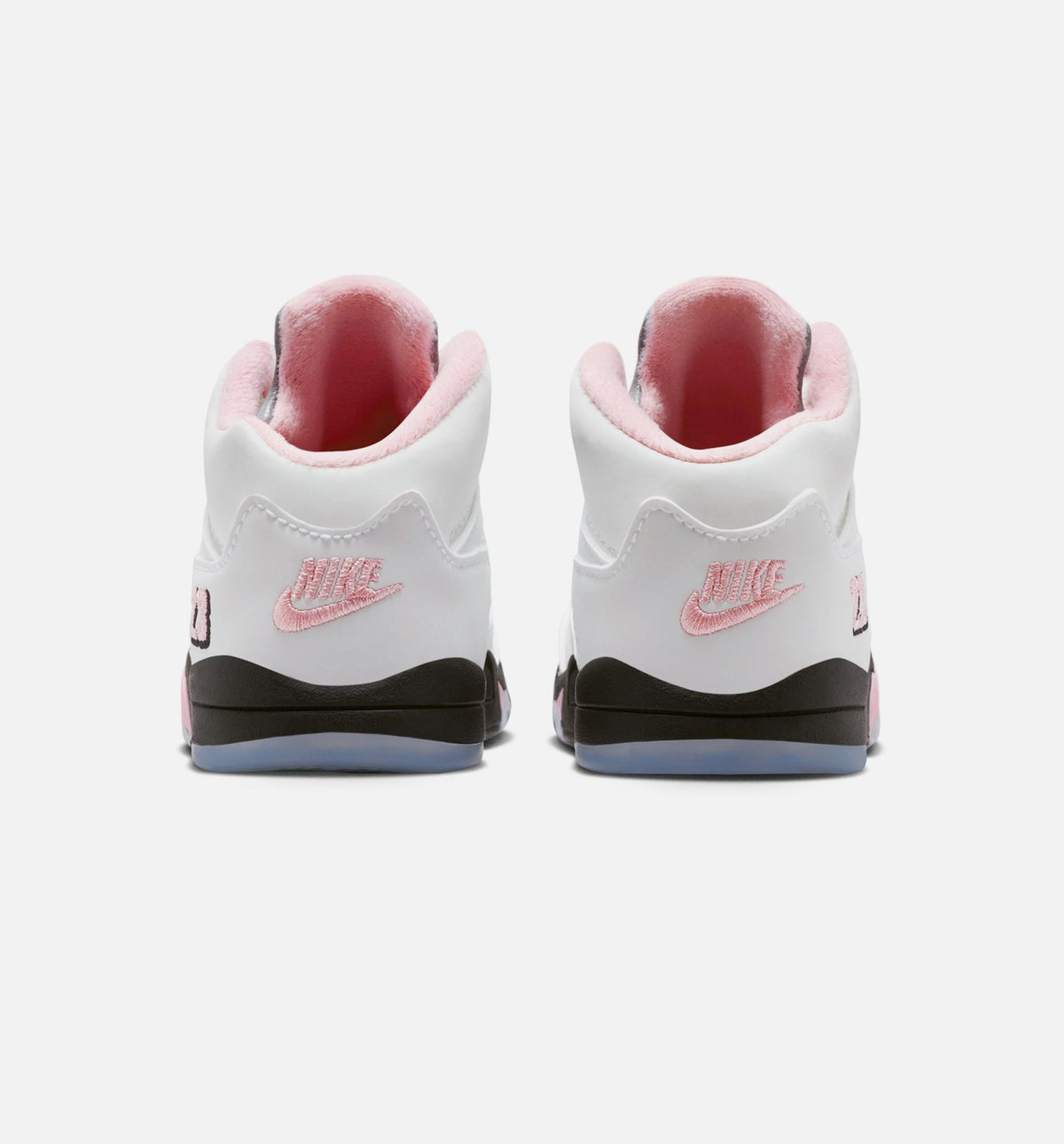 Air Jordan 5 Retro Medium Soft Pink – Infant/Toddler Lifestyle Shoe (White/Black/Medium Soft Pink)